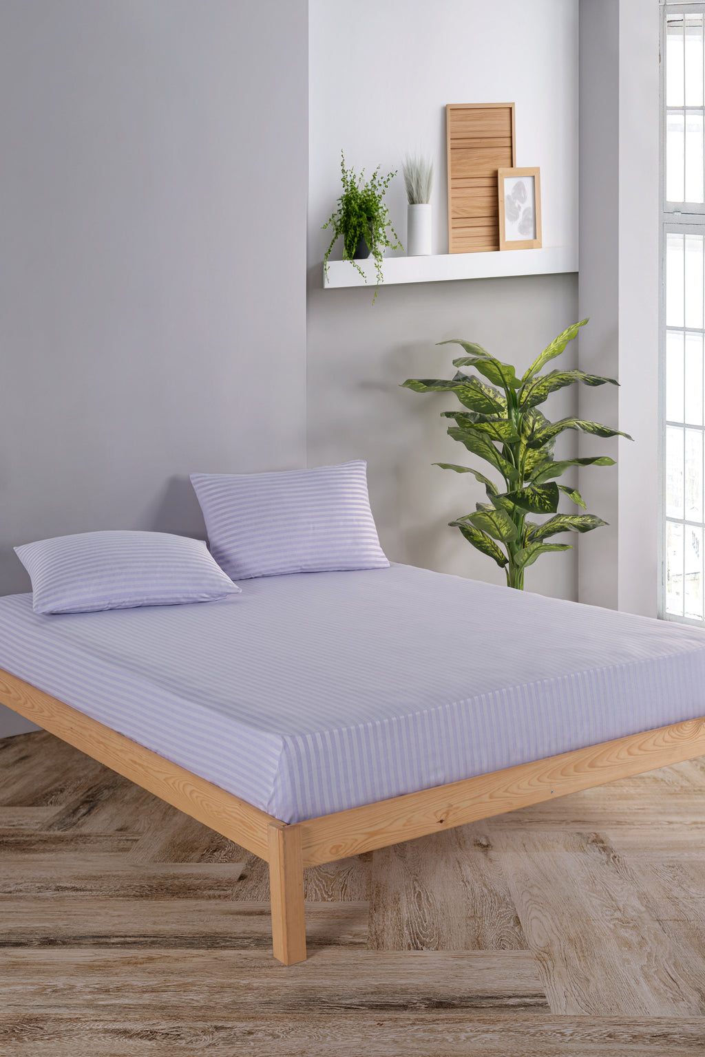 Saten Lastikli Çarşaflı Tek Kişilik Nevresim Takımı